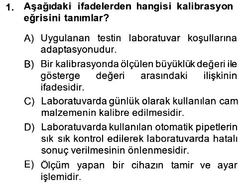 Veteriner Laboratuvar Teknikleri ve Prensipleri 2014-2015 Dönem Sonu Sınavı - 1. soru
