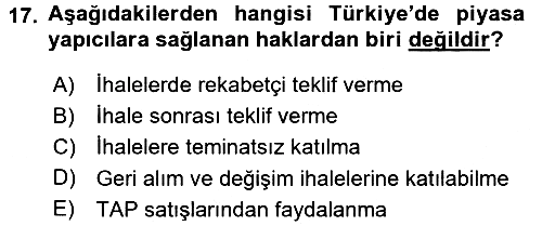 Devlet Borçları 2017-2018 3 Ders Sınavı - 17. soru