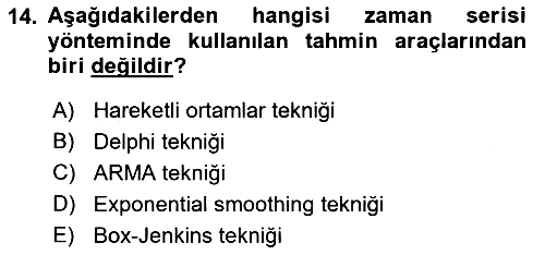 Devlet Bütçesi 2018-2019 Yaz Okulu Sınavı - 14. soru