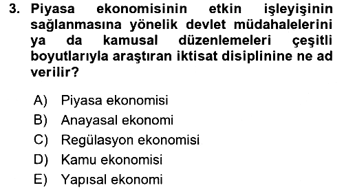 Kamu Ekonomisi 1 2017-2018 Dönem Sonu Sınavı - 3. soru