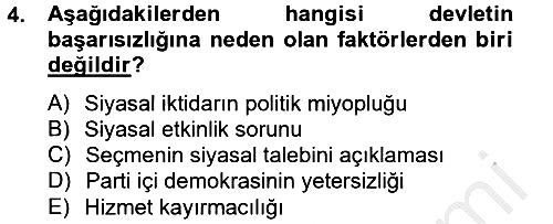 Kamu Ekonomisi 2 2012-2013 Ara Sınav - 4. soru