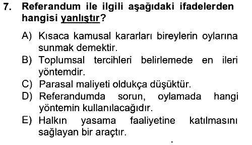 Kamu Ekonomisi 2 2012-2013 Ara Sınav - 7. soru