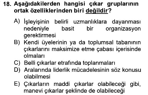 Kamu Ekonomisi 2 2012-2013 Ara Sınav - 18. soru