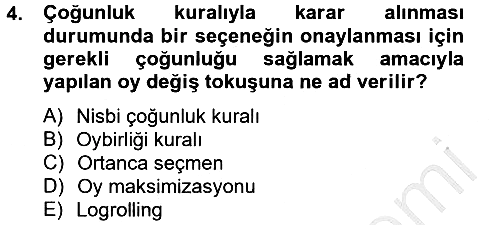 Kamu Ekonomisi 2 2014-2015 Ara Sınav - 4. soru