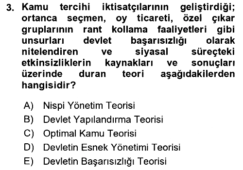 Kamu Ekonomisi 2 2021-2022 Ara Sınav - 3. soru