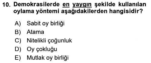Kamu Ekonomisi 2 2024-2025 Ara Sınav - 10. soru