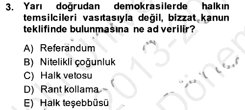 Kamu Ekonomisi 2 2013-2014 Dönem Sonu Sınavı - 3. soru