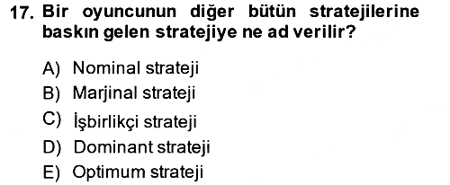 Kamu Ekonomisi 2 2013-2014 Dönem Sonu Sınavı - 17. soru