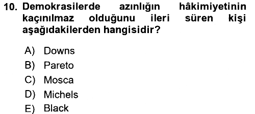 Kamu Ekonomisi 2 2015-2016 Dönem Sonu Sınavı - 10. soru
