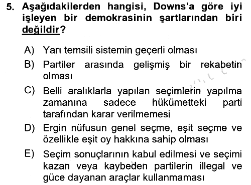 Kamu Ekonomisi 2 2016-2017 Dönem Sonu Sınavı - 5. soru