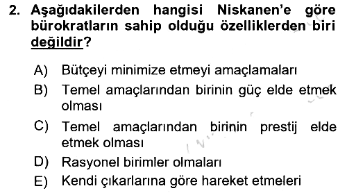 Kamu Ekonomisi 2 2022-2023 Yaz Okulu Sınavı - 2. soru