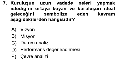 Kamu Mali Yönetimi 2016-2017 Dönem Sonu Sınavı - 7. soru