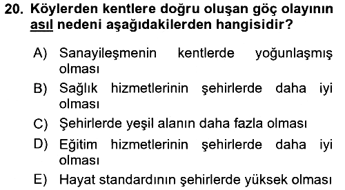 Mahalli İdareler Maliyesi 2017-2018 Ara Sınav - 20. soru