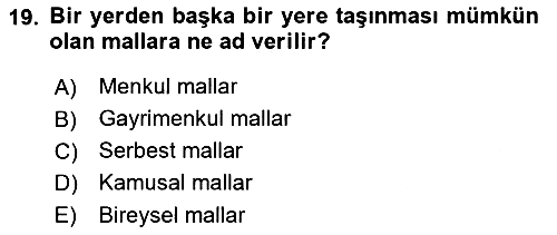 Özel Vergi Hukuku 1 2022-2023 Ara Sınav - 19. soru