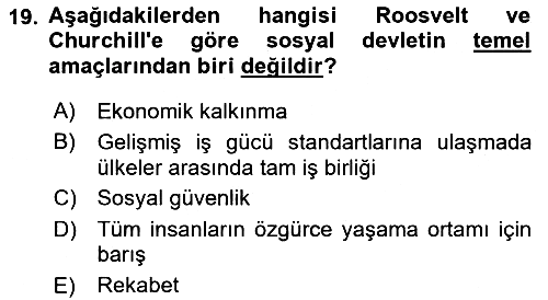 Uluslararası Kamu Maliyesi 2023-2024 Ara Sınav - 19. soru