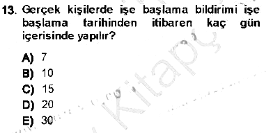 Vergi Ceza Hukuku 2013-2014 Ara Sınav - 13. soru