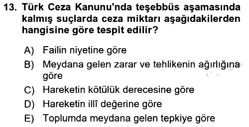 Vergi Ceza Hukuku 2024-2025 Dönem Sonu Sınavı - 13. soru
