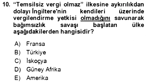 Vergi Planlaması 2021-2022 Ara Sınav - 10. soru