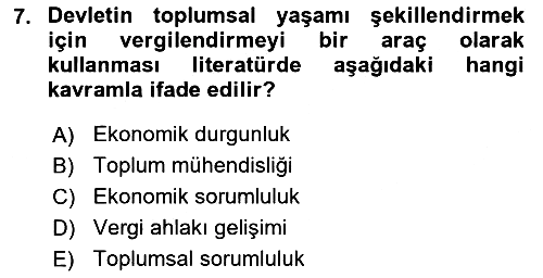 Vergi Planlaması 2025-2026 Ara Sınav - 7. soru