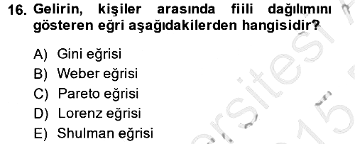 Vergi Teorisi 2014-2015 Ara Sınav - 16. soru