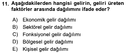 Vergi Teorisi 2016-2017 Ara Sınav - 11. soru