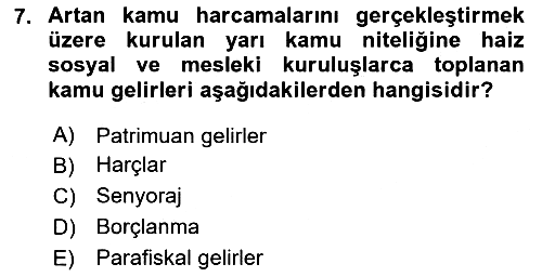Vergi Teorisi 2023-2024 Ara Sınav - 7. soru