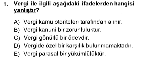 Vergi Teorisi 2013-2014 Dönem Sonu Sınavı - 1. soru