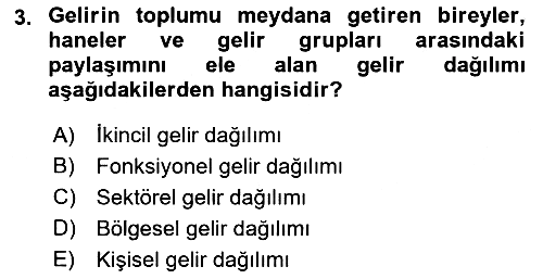 Vergi Teorisi 2021-2022 Dönem Sonu Sınavı - 3. soru