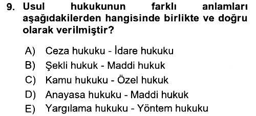 Vergi Usul Hukuku 2015-2016 Ara Sınav - 9. soru