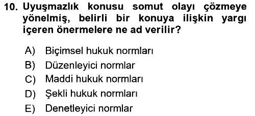 Vergi Usul Hukuku 2015-2016 Ara Sınav - 10. soru