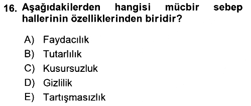 Vergi Usul Hukuku 2021-2022 Ara Sınav - 16. soru