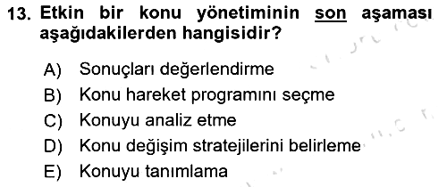 Marka İletişim Kampanyaları 2024-2025 Ara Sınav - 13. soru