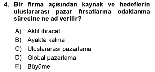 Marka İletişim Kampanyaları 2020-2021 Yaz Okulu Sınavı - 4. soru