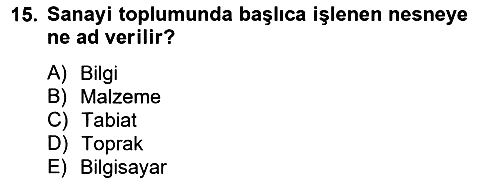 Marka İletişiminde Analiz Ve Araştırma 1 2012-2013 Ara Sınav - 15. soru