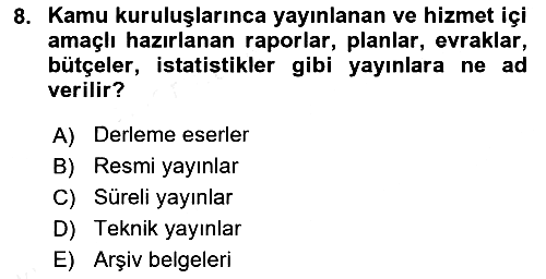 Marka İletişiminde Analiz Ve Araştırma 1 2015-2016 Ara Sınav - 8. soru