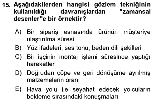Marka İletişiminde Analiz Ve Araştırma 1 2024-2025 Dönem Sonu Sınavı - 15. soru