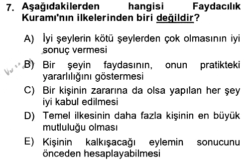 Basın Fotoğrafçılığı 2016-2017 3 Ders Sınavı - 7. soru