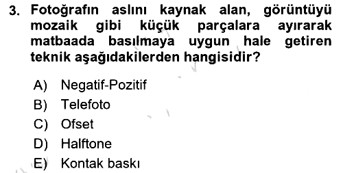 Basın Fotoğrafçılığı 2021-2022 Ara Sınav - 3. soru