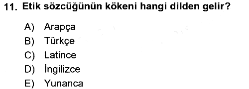 Basın Fotoğrafçılığı 2015-2016 Tek Ders Sınavı - 11. soru