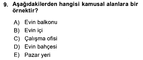 Basın Fotoğrafçılığı 2018-2019 Yaz Okulu Sınavı - 9. soru