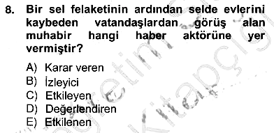 Haber Toplama Teknikleri 2012-2013 Ara Sınav - 8. soru