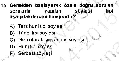 Haber Toplama Teknikleri 2014-2015 Ara Sınav - 15. soru