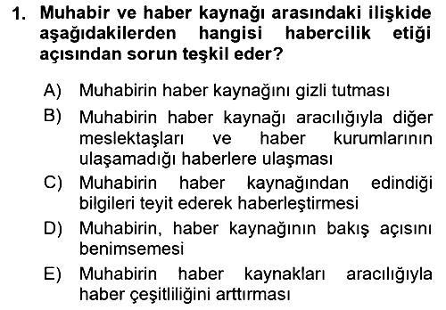 Haber Toplama Teknikleri 2021-2022 Dönem Sonu Sınavı - 1. soru