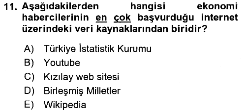 Haber Türleri 2017-2018 Ara Sınav - 11. soru