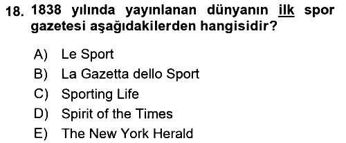 Haber Türleri 2020-2021 Yaz Okulu Sınavı - 18. soru