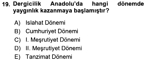 İletişim Ortamları Tasarımı 2017-2018 Ara Sınav - 19. soru