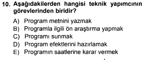 İletişim Ortamları Tasarımı 2012-2013 Dönem Sonu Sınavı - 10. soru