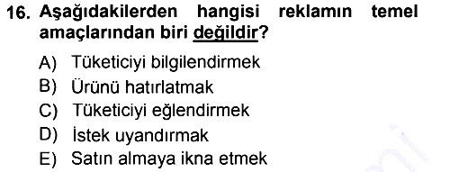 İletişim Ortamları Tasarımı 2012-2013 Dönem Sonu Sınavı - 16. soru