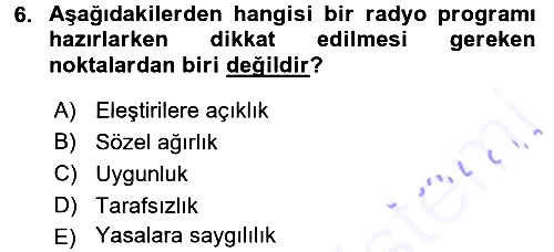 İletişim Ortamları Tasarımı 2015-2016 Dönem Sonu Sınavı - 6. soru