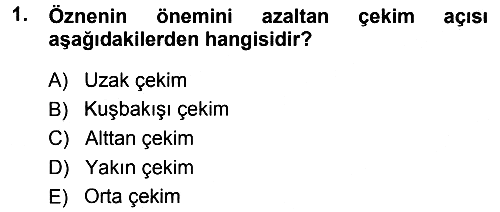 İletişim Ortamları Tasarımı 2013-2014 Tek Ders Sınavı - 1. soru